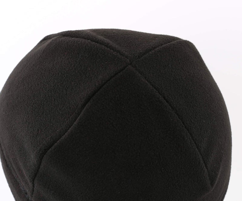 Home Prefer Winter Outdoor Skull Cap Simple Solid Daily Watch Hat Fleece Beanie Cap for Men, Black - Image 4